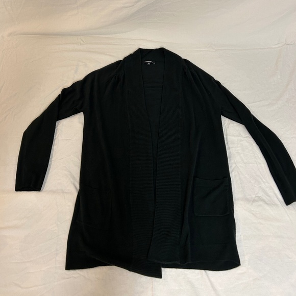 Black Wrap Sweater - Picture 2 of 6